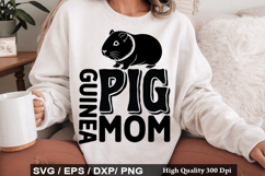 Guinea Pig Mom - Guinea Pig SVG Design Product Image 1