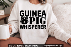 Guinea pig whisperer - Guinea Pig SVG Design Product Image 1
