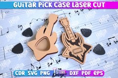 Guitar Pick Case Laser Cut Bundle, Guitar Pick Holder Product Image 7