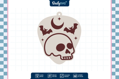 Halloween Skull Keychain Product Image 3