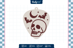 Halloween Skull Keychain Product Image 3
