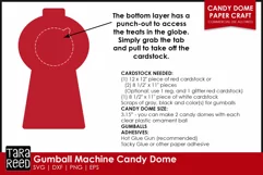 Gumball Machine SVG | Kids Party Favor 