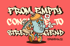 Gunko Street | Bold 3D Graffiti Webfont WOFF Product Image 3