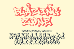 Gunko Street | 3D Layered Graffiti Webfont for Urban Design Product Image 5