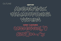Gunko Street | 3D Layered Graffiti Webfont for Urban Design Product Image 6