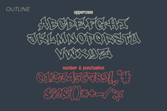 Gunko Street - 3D Layered Graffiti Font Product Image 6