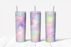 Unicorn tumbler,20 oz skinny tumbler sublimation png Product Image 3