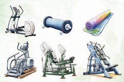 Gym Equipment Sublimation Clipart Product Image 4