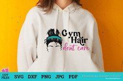 Gym Hair Don't Care Cut File Product Image 2