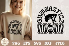 Gymnastics Mom SVG PNG, Gymnastics Team Mom Svg Product Image 1