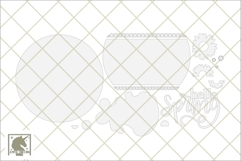 Hello Spring Round Sign SVG | Spring Daisy Floral Door Sign Product Image 2