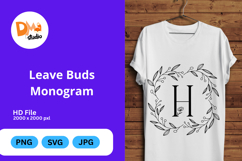 Leave Buds Monogram Product Image 1