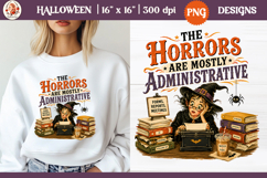 Sarcastic Halloween Adulting Sublimation | Vintage Halloween Product Image 1