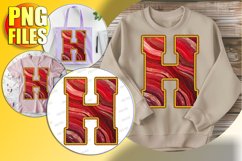 H Doodle Letter Valentine Bright Loving Magic! Product Image 1