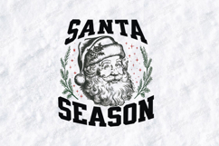 Santa Season Christmas Vintage Holiday Shirt Design Product Image 3