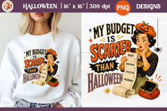 Sarcastic Halloween Adulting Sublimation | Vintage Halloween Product Image 1
