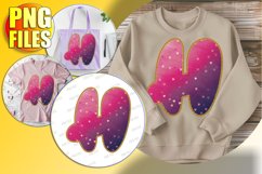 H Doodle Letter Valentine Bright Cheerful Charm! Product Image 1