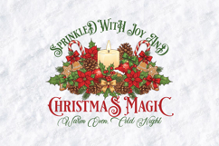 Sprinkled With Joy and Christmas Magic Shirt Design Product Image 3