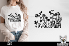 Flower Svg, Flower Meadow Svg, Wildflower Svg Product Image 1