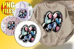 H Doodle Letter Joyful Heart Sweet Valentine! Product Image 1