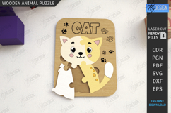 Kids Blocks Puzzle Laser Cut| Wooden Toy|Board Game|Animals Product Image 1