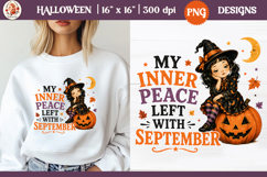Sarcastic Halloween Adulting Sublimation | Vintage Halloween Product Image 1
