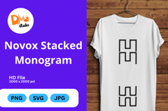 Novox Stacked Monogram Product Image 1