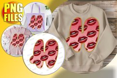 H Doodle Letter Valentine Heart Magic Design! Product Image 1