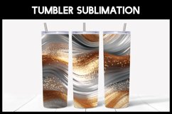 10 Boho Gradient Abstract Glitter Tumbler Seamless Tumbler Product Image 6