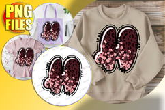 H Doodle Letter Valentine Loving Festive Design! Product Image 1