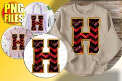 H Doodle Letter Style Design Festive Cheerful Spirit! Product Image 1