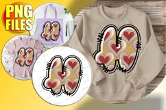 H Doodle Letter Valentine Loving Festive Style! Product Image 1