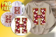 H Doodle Letter Valentine Bright Romantic Spirit! Product Image 1