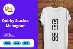 Quirky Stacked Monogram Product Image 1