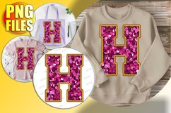 H Doodle Letter Style PNG Merry Winter Design! Product Image 1
