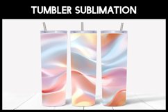 Pastel Abstract Glitter Tumbler Sublimation Seamless Tumbler Product Image 1