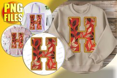 H Doodle Letter Valentine Romantic Joyful Design! Product Image 1