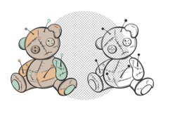 Voodoo Doll SVG Funny Halloween Curse Evil Doll PNG JPG Cut Product Image 2