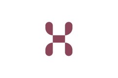 H Logo design Product Image 1