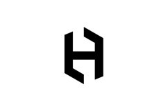 H Logo design Product Image 1