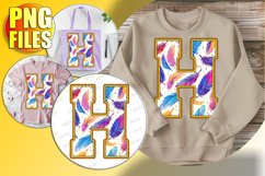 H Doodle Letter Valentine Loving Playful Heart! Product Image 1