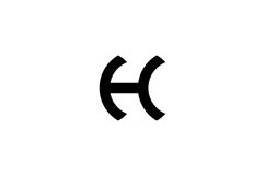 H Logo design Product Image 1