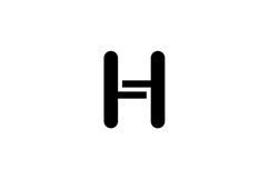 H Logo design Product Image 1