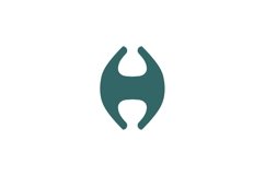H Logo design Product Image 1