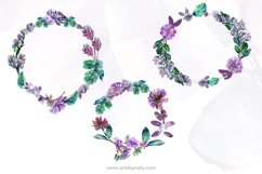 Lilac Watercolor Flowers for Sublimation. Product Image 6