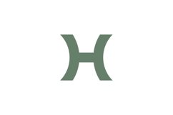 H Logo design Product Image 1