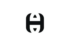 H Logo design Product Image 1
