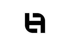 H Logo design Product Image 1