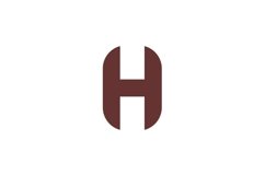 H Logo design Product Image 1