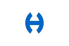 H Logo design Product Image 1